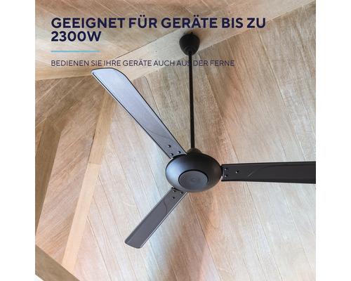 Deckenventilator mit drei Flügeln zur Raumkühlung
