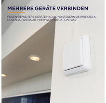 Aufputz Schalter für Hausinstallation an einer Wand