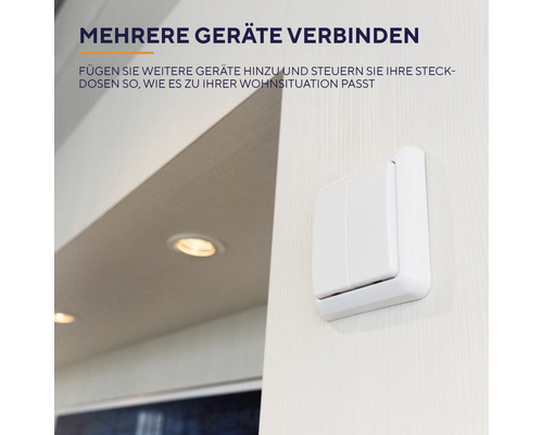 Aufputz Schalter für Hausinstallation an einer Wand