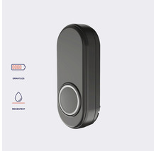 Klingelknopf TRUST Smarthome (TSH) Funk Selbstlernend Schwarz