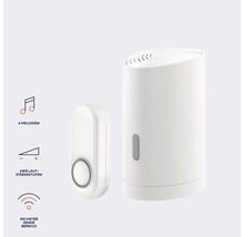 Klingelknopf Türklingel TRUST Smarthome (TSH) Funk Selbstlernend (Batteriebetrieb), weiß