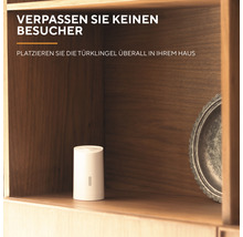 Klingelknopf Türklingel TRUST Smarthome (TSH) Funk Selbstlernend (Batteriebetrieb), weiß