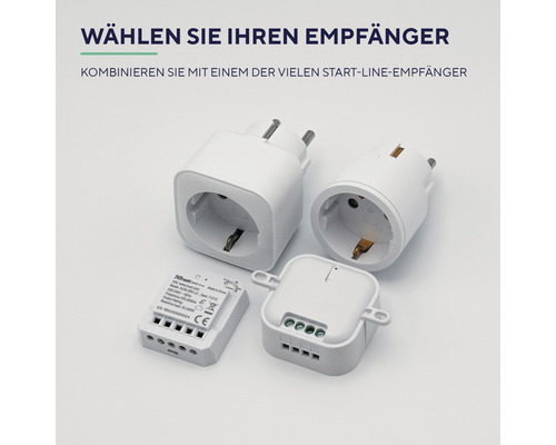 Verschiedene Funksteckdosenempfänger