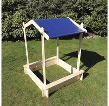 Holzsandkasten mit Dach für den Garten
