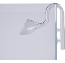 Aquarium CO2 Diffusor aus Glas mit Saugnäpfen zur Befestigung am Aquarium
