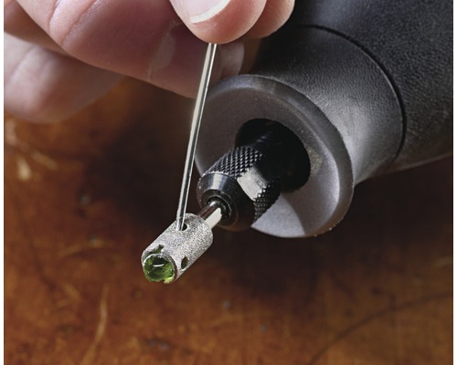 Rotationswerkzeug mit Diamantbohrer und Reinigungsstift