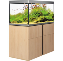 Aquarium mit Unterschrank, bepflanzt und mit Fischen