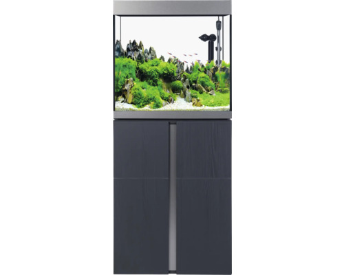 Aquariumkombination Fluval Siena 166 mit LED-Beleuchtung, Heizer, Außenfilter und Unterschrank 166 l Grafit 55 x 55 x 128 cm Aquariumkombination Fluval Siena 166 mit LED-Beleuchtung, Heizer, Außenfilter und Unterschrank 166 l Grafit 55 x 55 x 128 cm