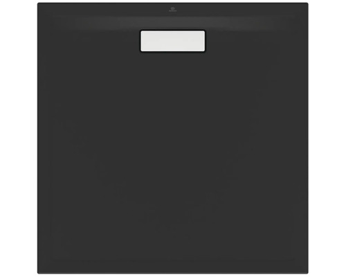 Duschwanne aus Mineralguss mit rechteckigem Ablauf