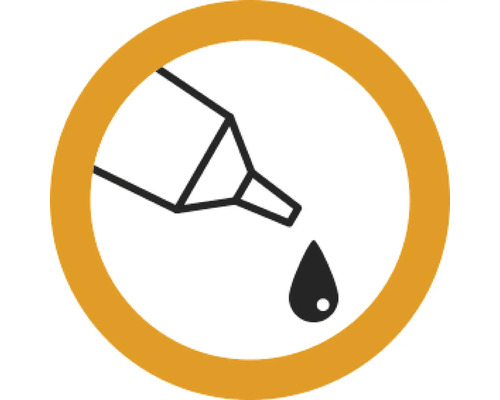Symbol für Klebstofftropfen