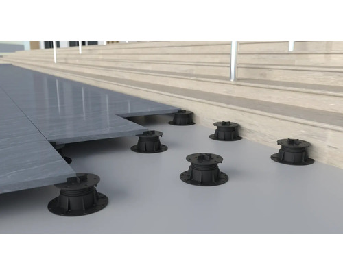 Terrassenplatten auf Stelzlager System für den Außenbereich