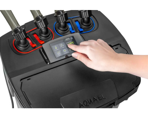 Aquarium Außenfilter mit digitaler Steuerung und Handbedienung