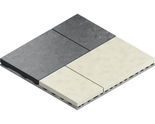 Terrassenplatten aus Steinzeug mit Unterkonstruktion