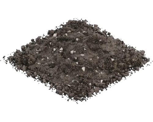 Erdhaufen mit kleinen Steinen