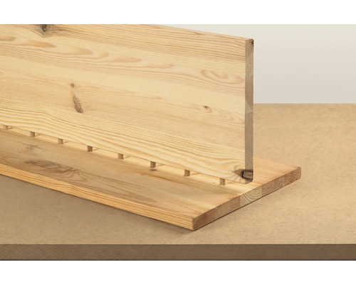 Holzplatte mit Nut-Feder-Verbindung