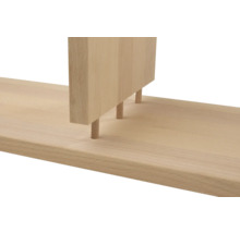 Holzregal mit Dübelverbindung