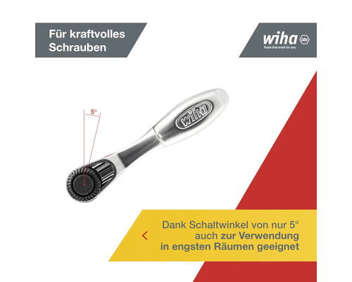 Wiha Schraubendreher mit kleinem Drehwinkel für kraftvolles Schrauben