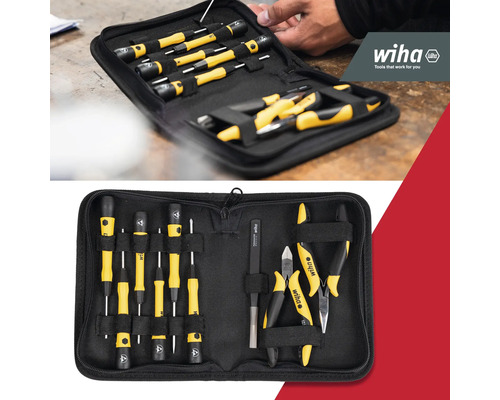 Wiha Werkzeugkoffer mit Schraubendrehern und Zangen