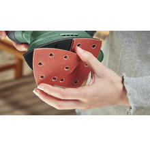 Dreieckschleifer mit Schleifpapier zum Wechseln