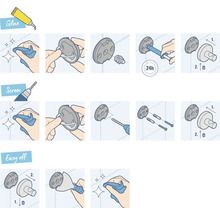 Toilettenpapierhalter Grohe Quickfix Start ohne Deckel chrom glänzend
