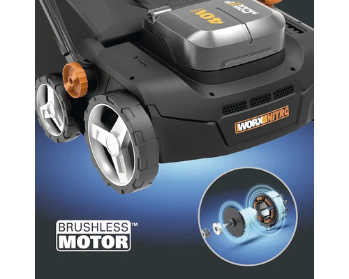 Akkurasenmäher mit bürstenlosem Motor