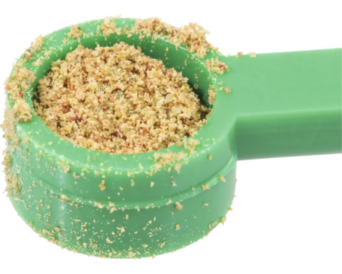 Futtermittelportionierer mit Futter