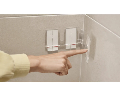 Doppelter Betätigungsmechanismus für die Betätigungsplatte im Badezimmer mit Hand