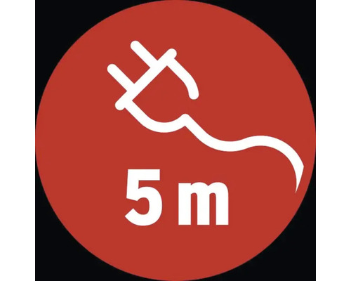 Symbol für 5 Meter Kabellänge