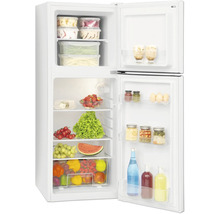 Geöffneter Kühlschrank mit Lebensmitteln