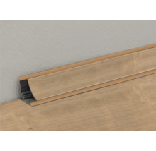 Bodenleiste mit Holzdekor zur Wandmontage