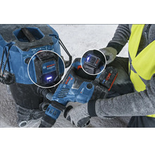 Bosch Staubsauger und Akku Bohrhammer mit Bosch Logo