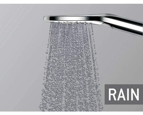 Handbrause mit Regenstrahl