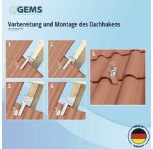 Dachhaken GEMS 234 mm-thumb-5