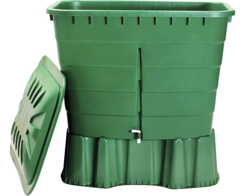 Komposter aus Kunststoff mit abnehmbarem Deckel
