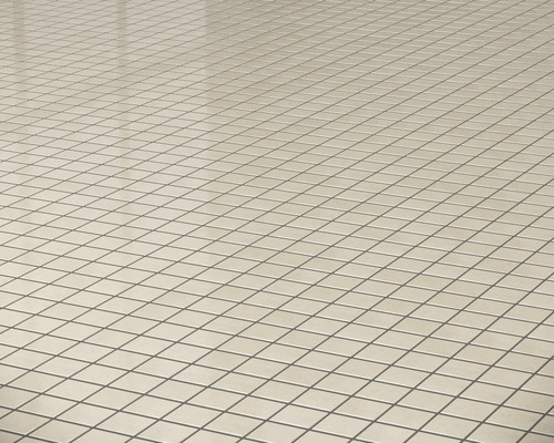 Fliesenboden mit quadratischem Muster