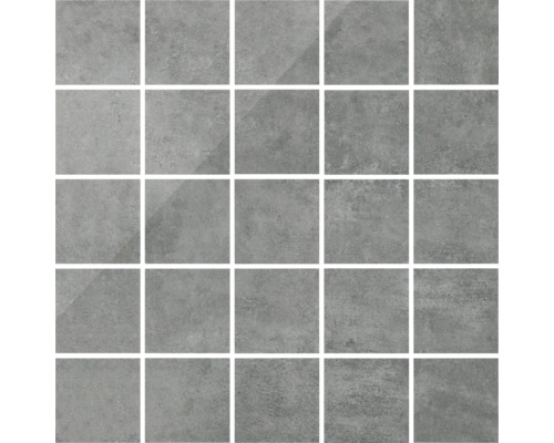 Graue Keramikfliesen, quadratisches Format