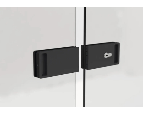 Schiebetürgriff mit Schloss für eine Glasschiebetür