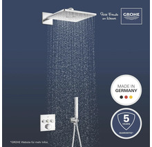 Grohe Duschsystem mit Kopfbrause, Handbrause und Thermostat