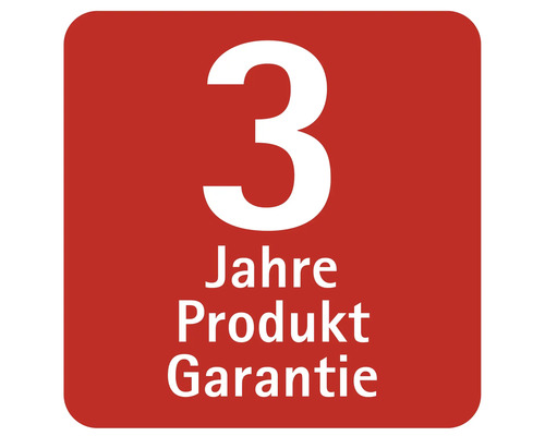 3 Jahre Garantie