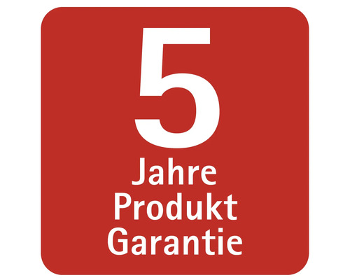 5 Jahre Garantie 5 Jahre Garantie
