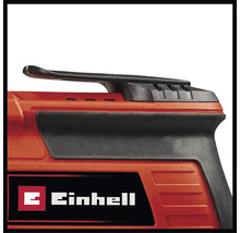 Detailaufnahme eines Einhell Werkzeugs mit Einhell Logo.