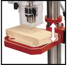 Tischbohrmaschine mit Höhenverstellung des Arbeitstisches