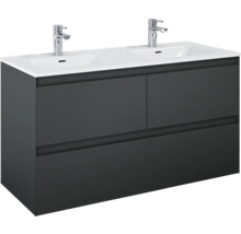 Waschbeckenunterschrank Jungborn DECEM 120x63,5x45,8 cm ohne Waschbecken anthrazit matt