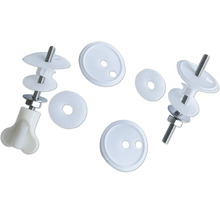 WC-Sitz Befestigungsmaterial aus Kunststoff und Metall