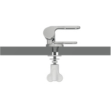 Schraubzwinge zur Befestigung an einer Werkbank