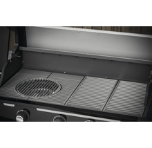 Offener Gasgrill mit Grillrost