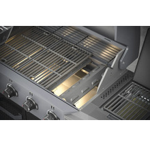 Detailansicht des Grillrosts eines Gasgrills