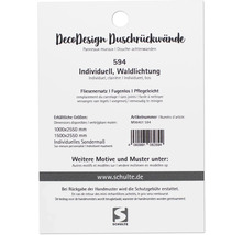 Musterplättchen DecoDesign Waldlichtung 105x148 mm für Duschrückwand