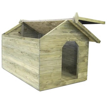 Hundehütte aus Holz