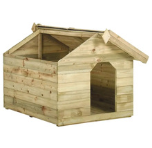 Hundehütte aus Holz